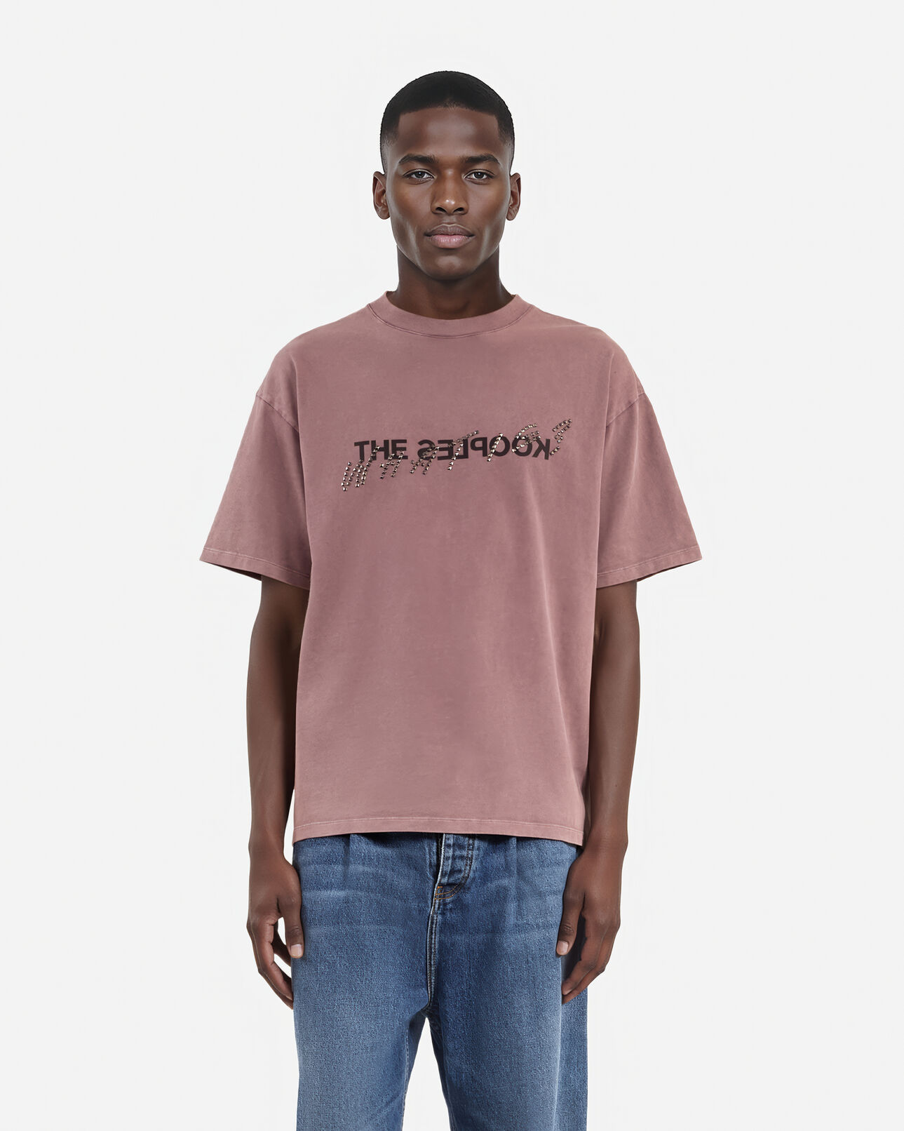 The Kooples MEN FIGUE burgundy what is t-shirt
