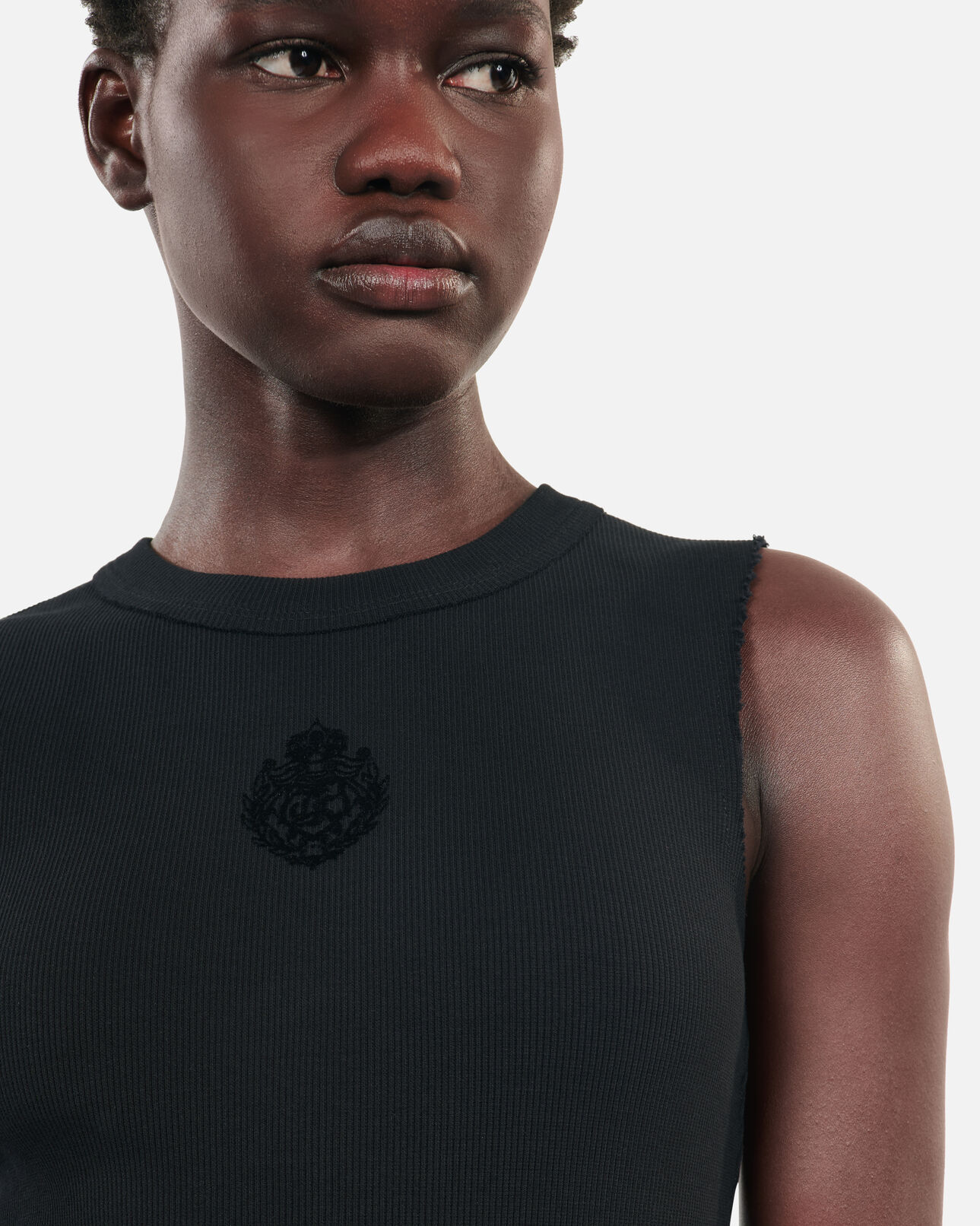 The Kooples WOMEN BLACK black short blazon dress