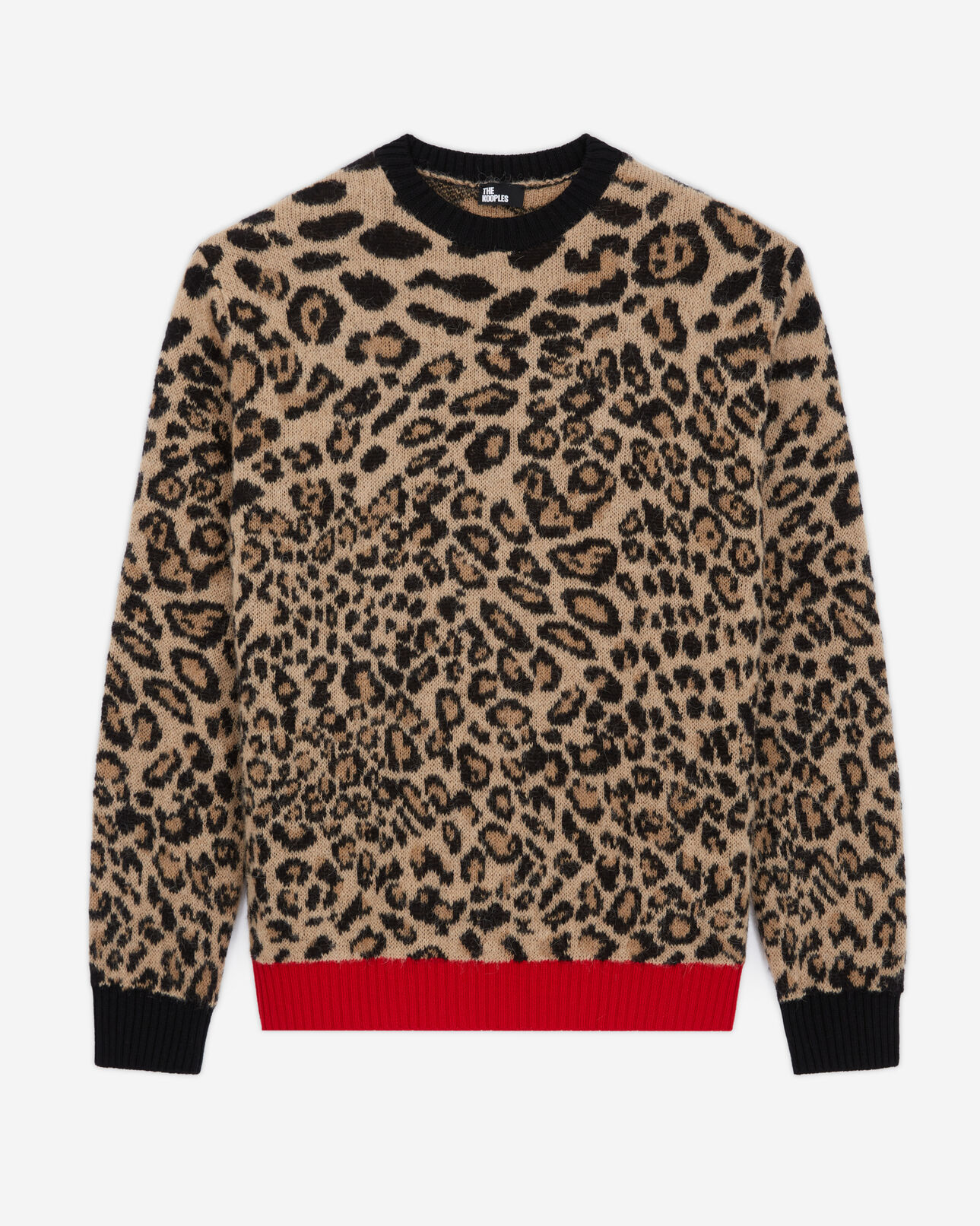 The Kooples MEN LEOPARD leopard print sweater