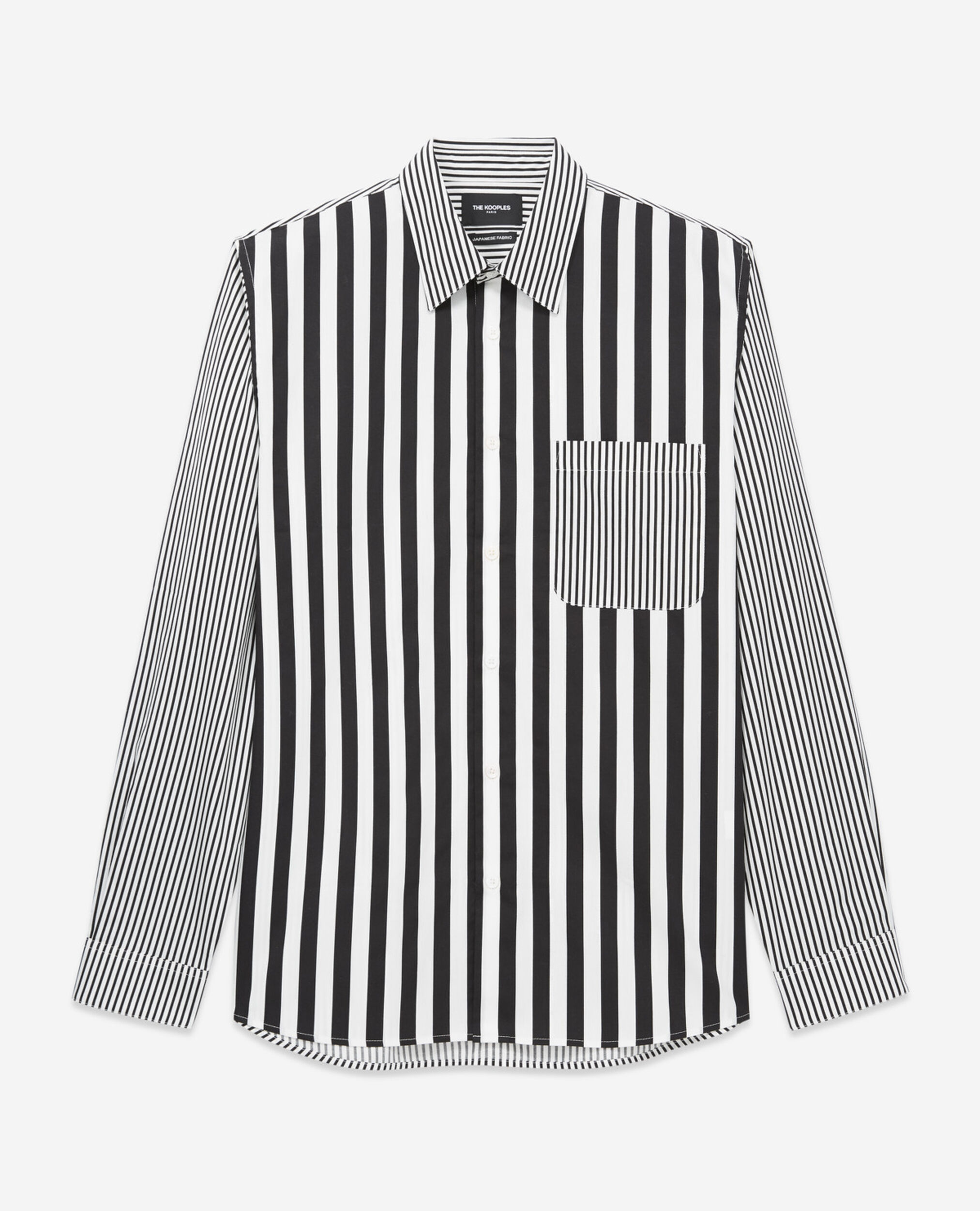 Chemise col classique, BLACK WHITE, hi-res image number null