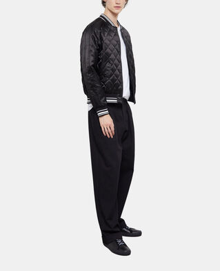 The Kooples HOMME BLACK blouson brodé noir