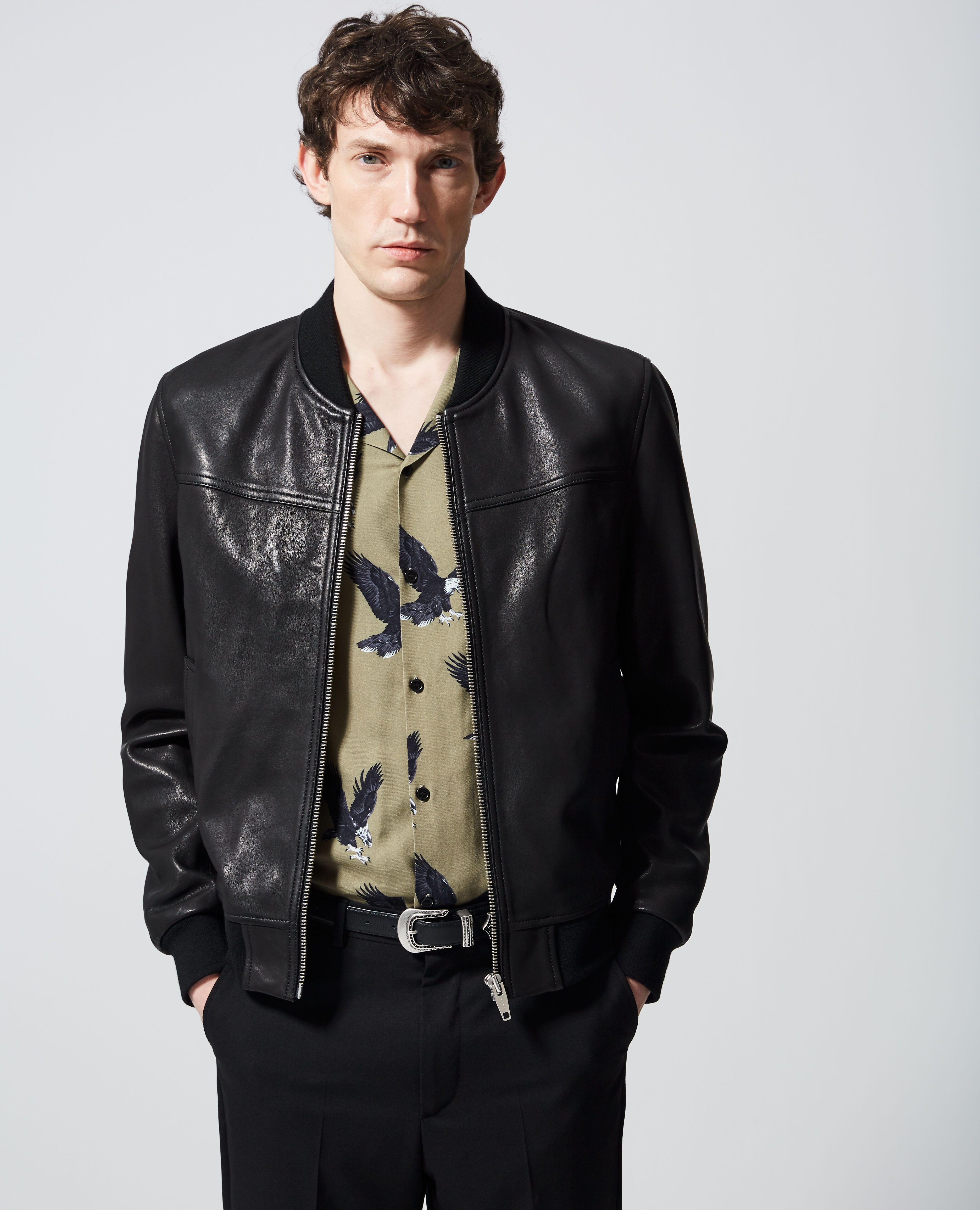 The kooples veste en cuir homme sales