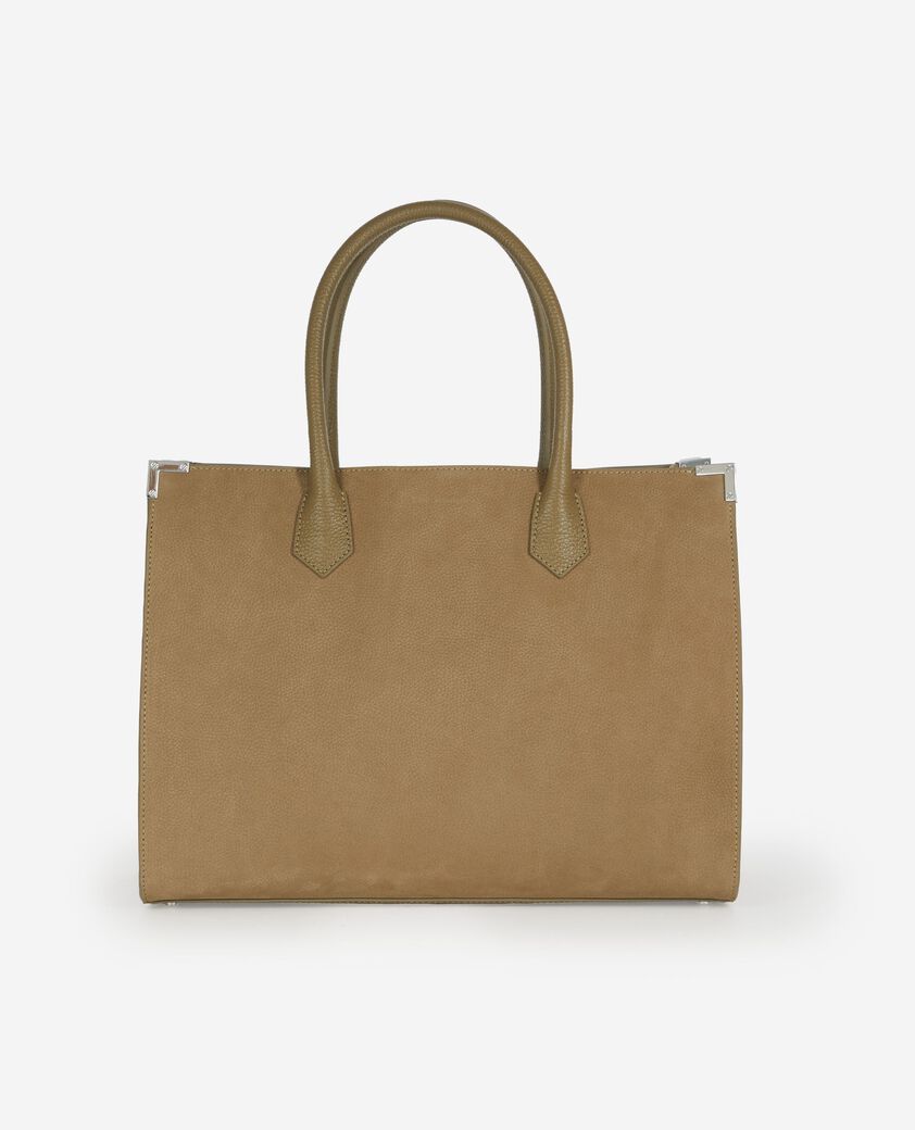 The Kooples WOMEN TAUPE_01 ming l tote bag grained taupe