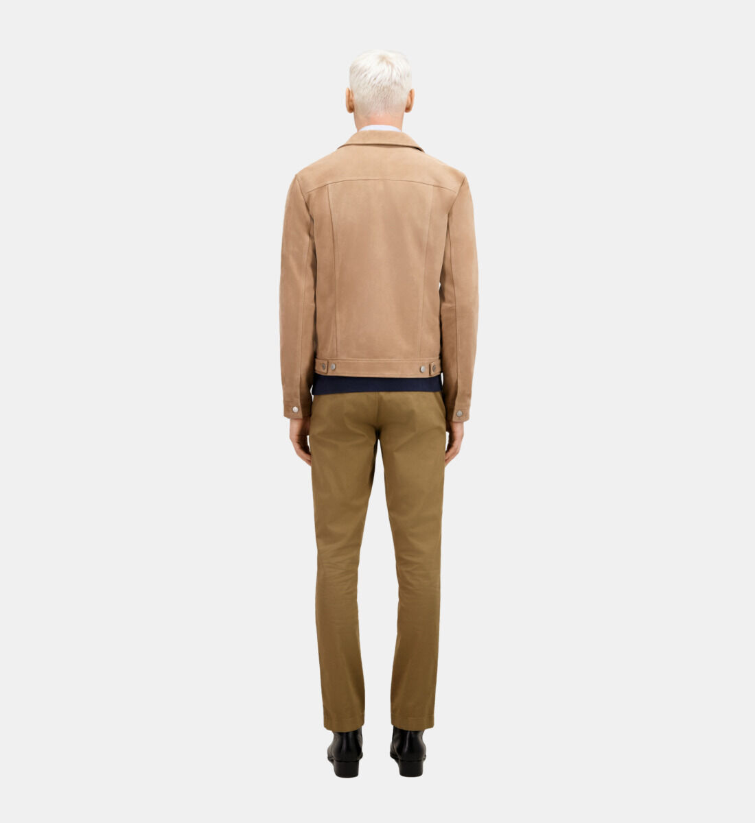 Beige suede jacket store