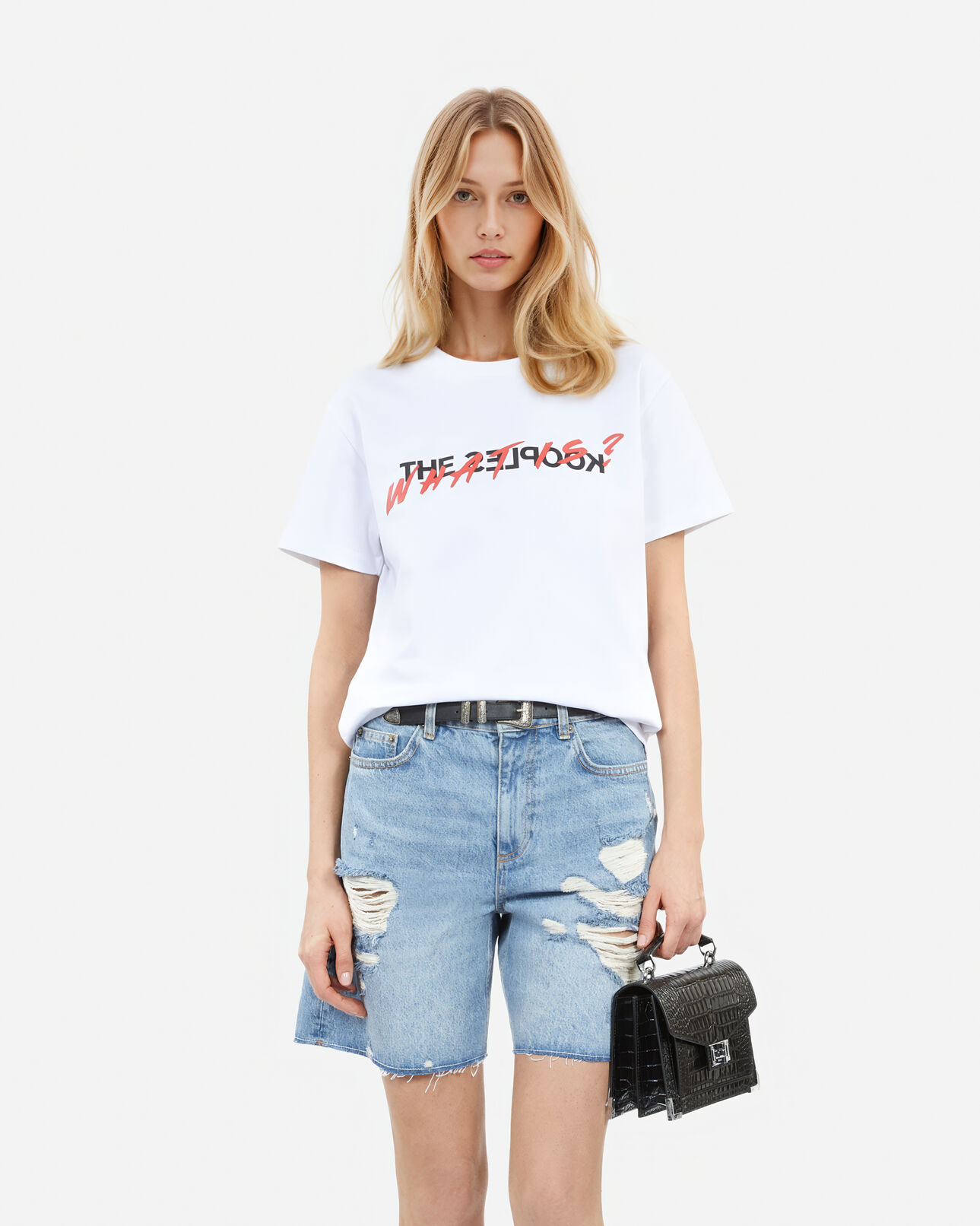 The Kooples FEMME WHITE t-shirt what is blanc
