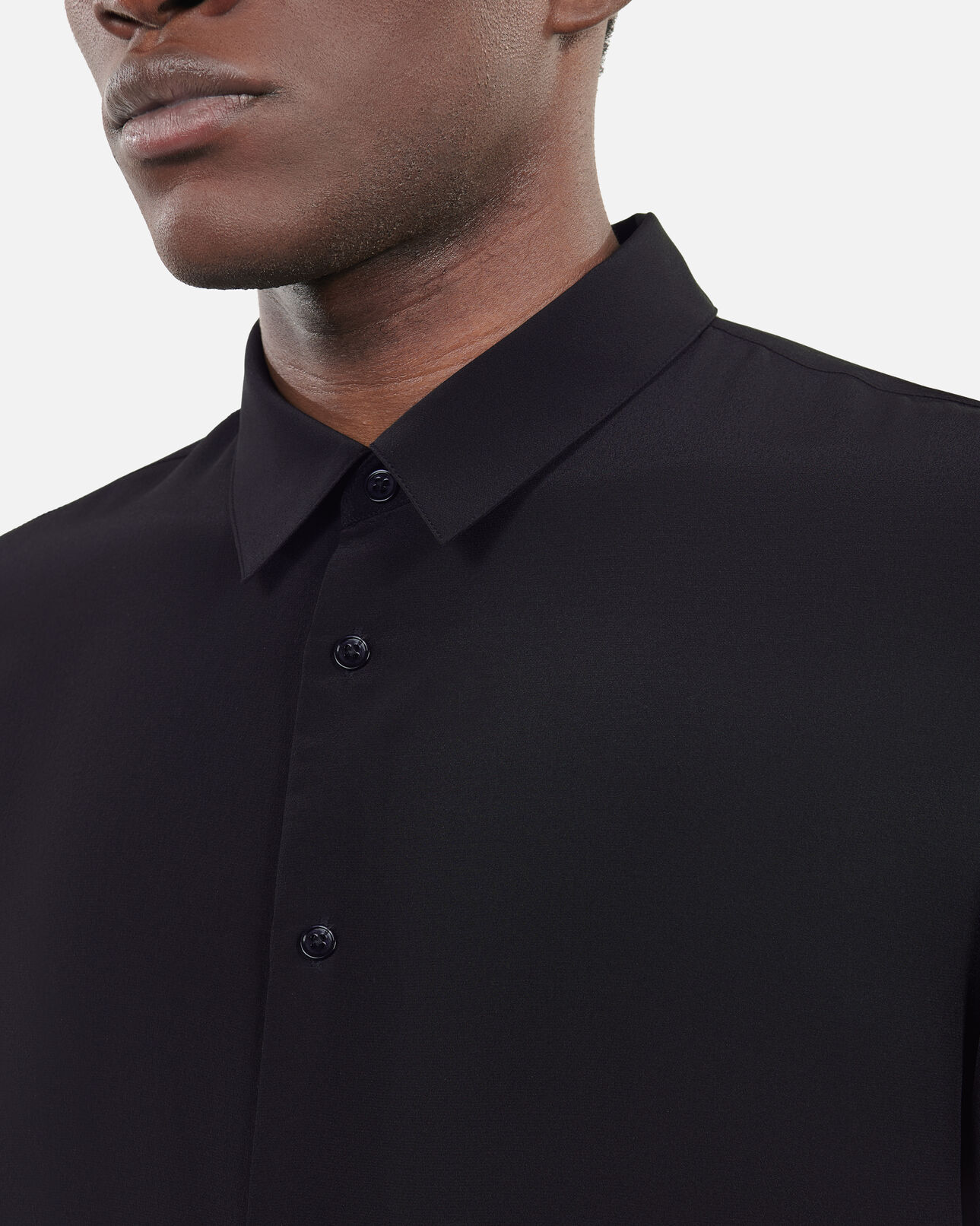 The Kooples H BLACK black silk shirt