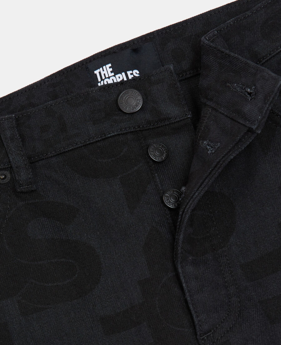 The Kooples F BLACK WASHED the kooples jeans with logo