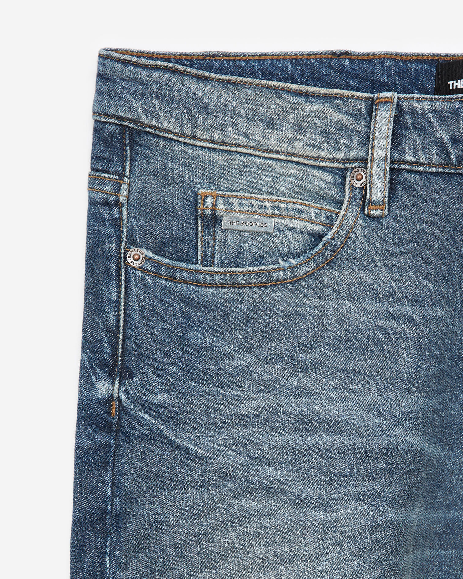 Blaue schmal geschnittene Jeans, BLUE DENIM, hi-res image number null