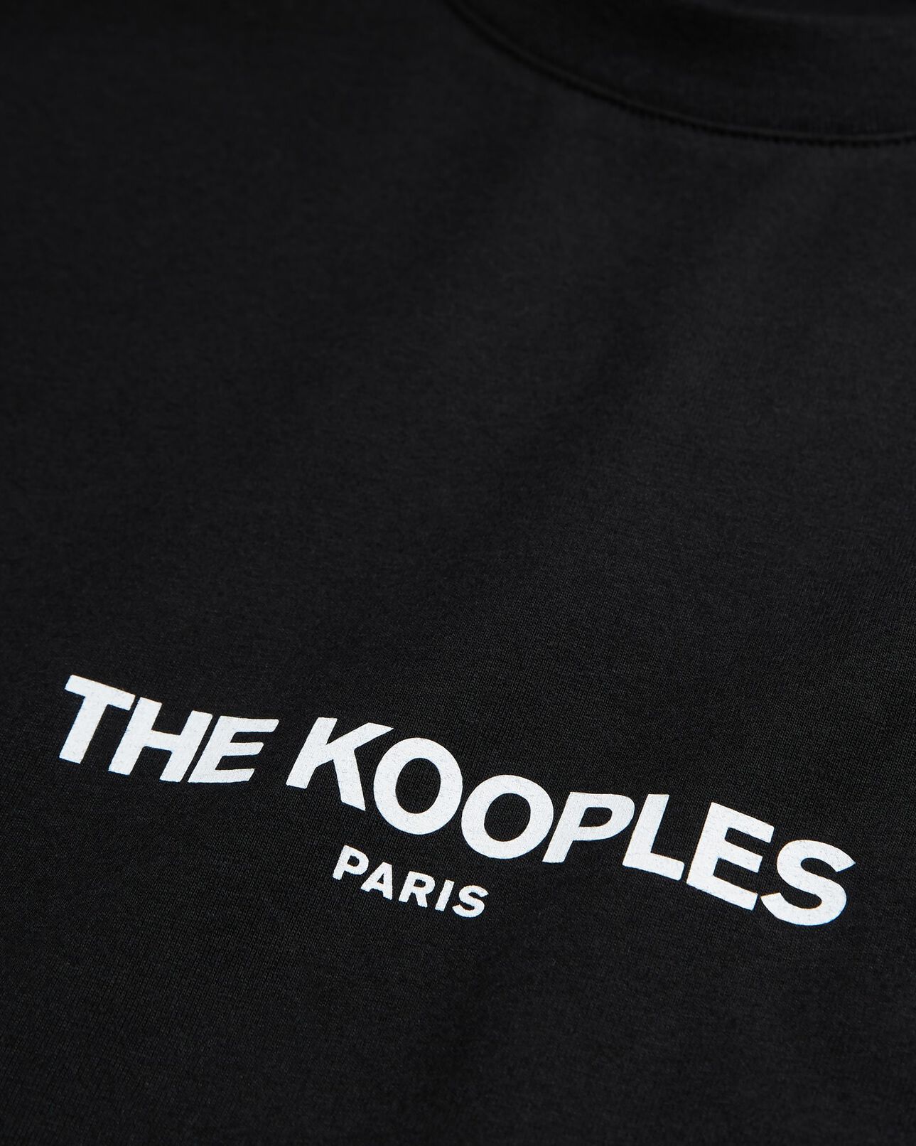 The Kooples HERREN BLACK schwarzes logo-t-shirt