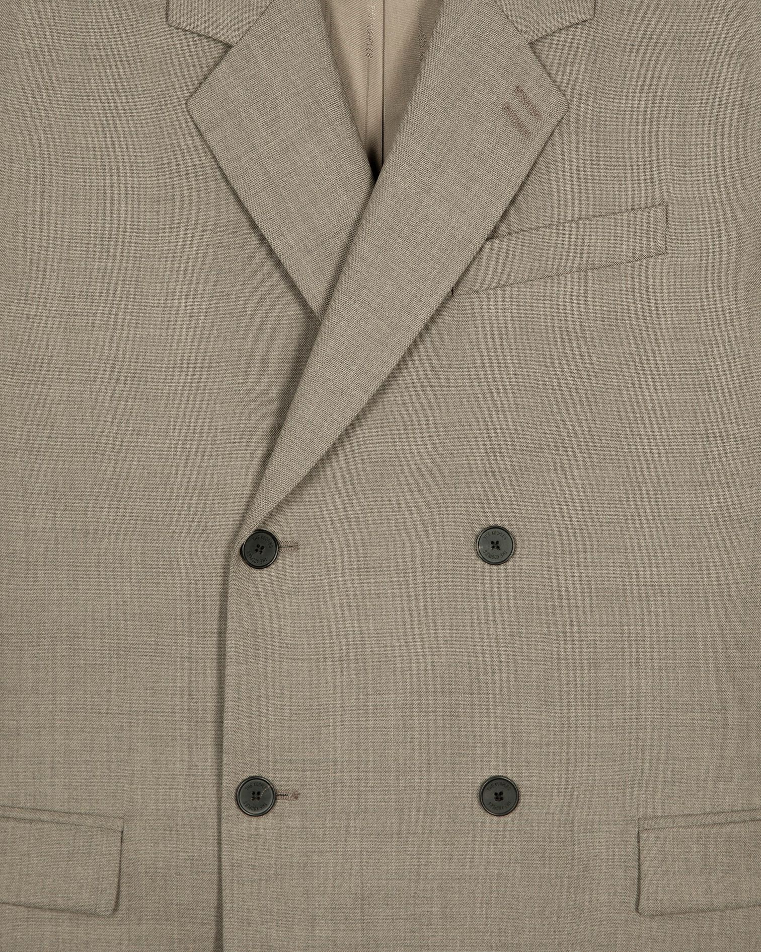 Beigefarbene Anzugjacke aus Wolle, BEIGE MELANGE, hi-res image number null