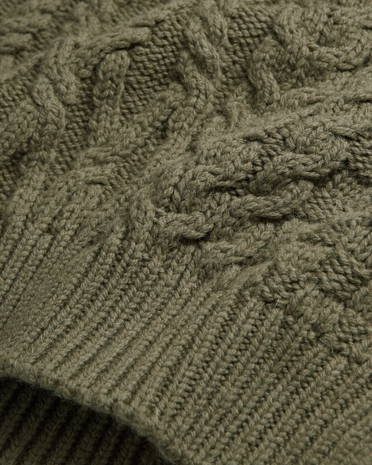 The Kooples WOMEN KAKI khaki wool sweater