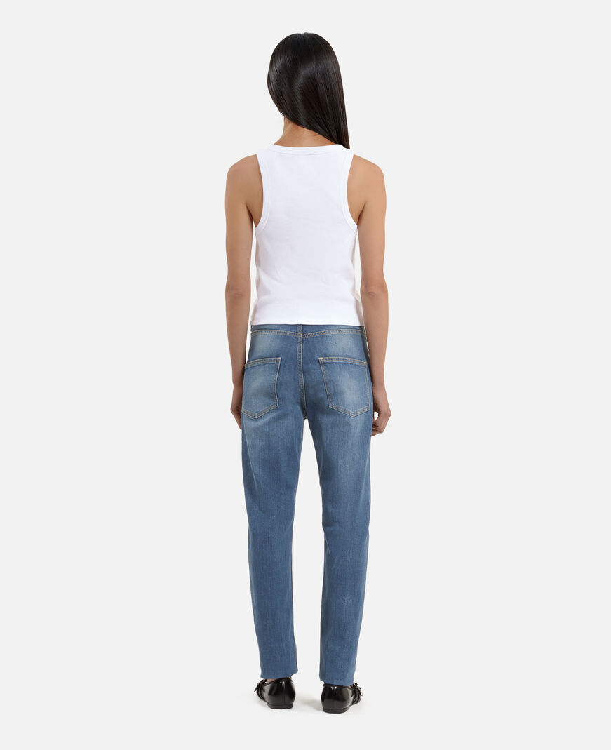 The Kooples MUJER MEDIUM BLUE vaqueros slim azules