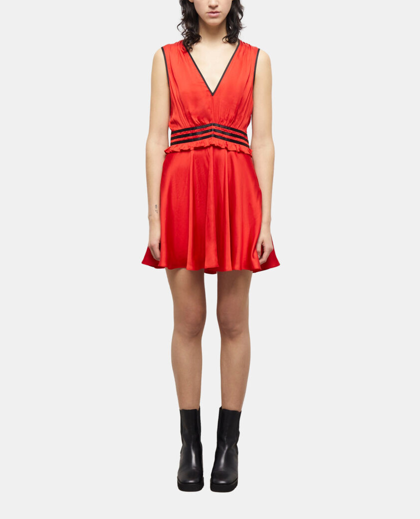 The Kooples FEMME RED robe courte rouge