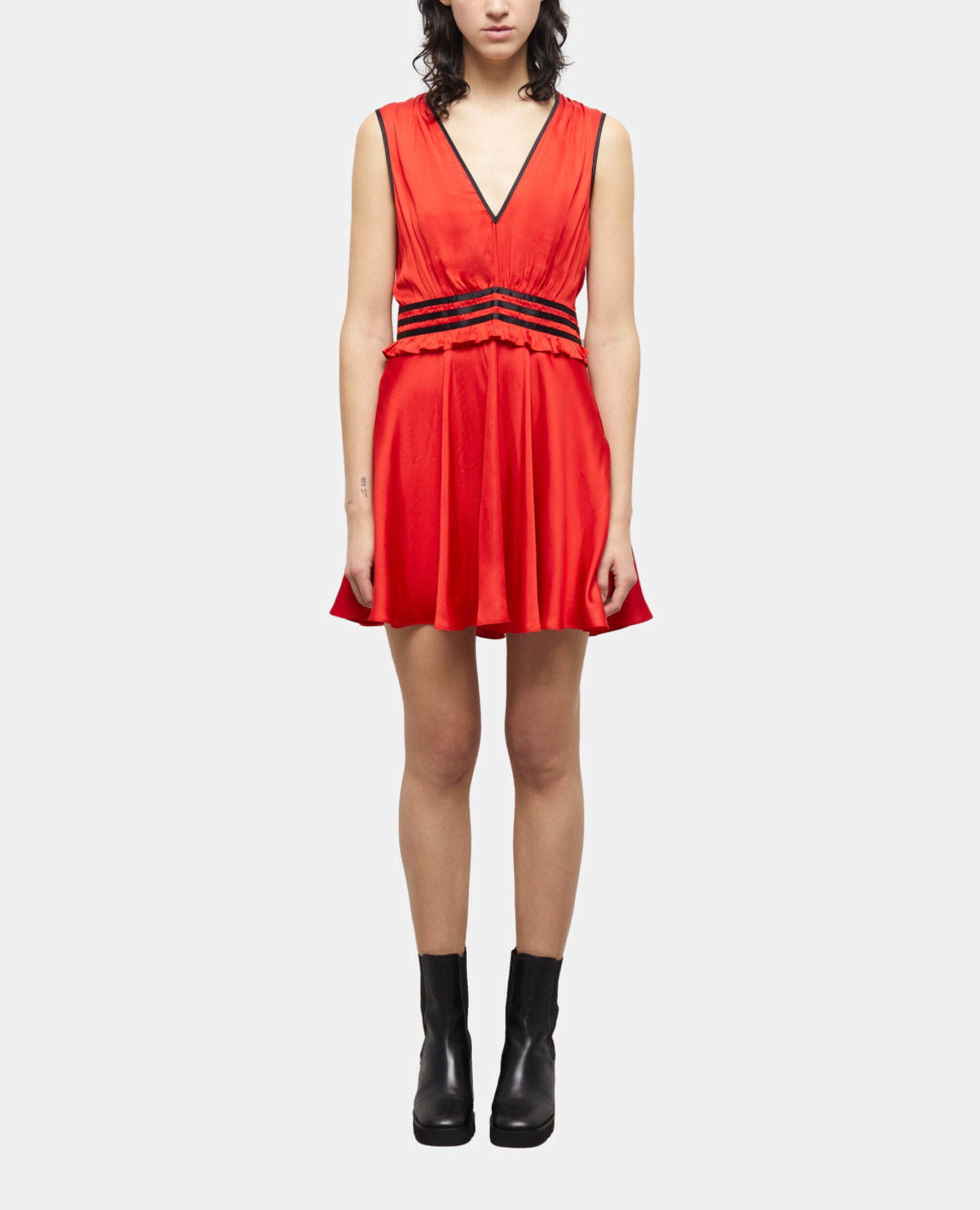 Robe courte rouge, RED, hi-res image number null
