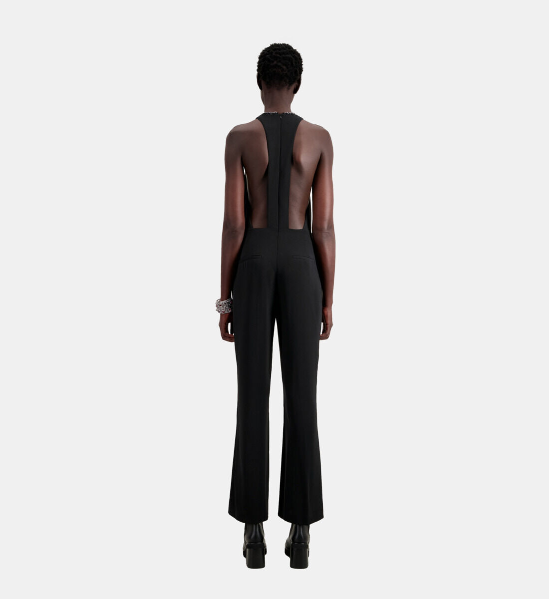 Black crepe jumpsuit The Kooples