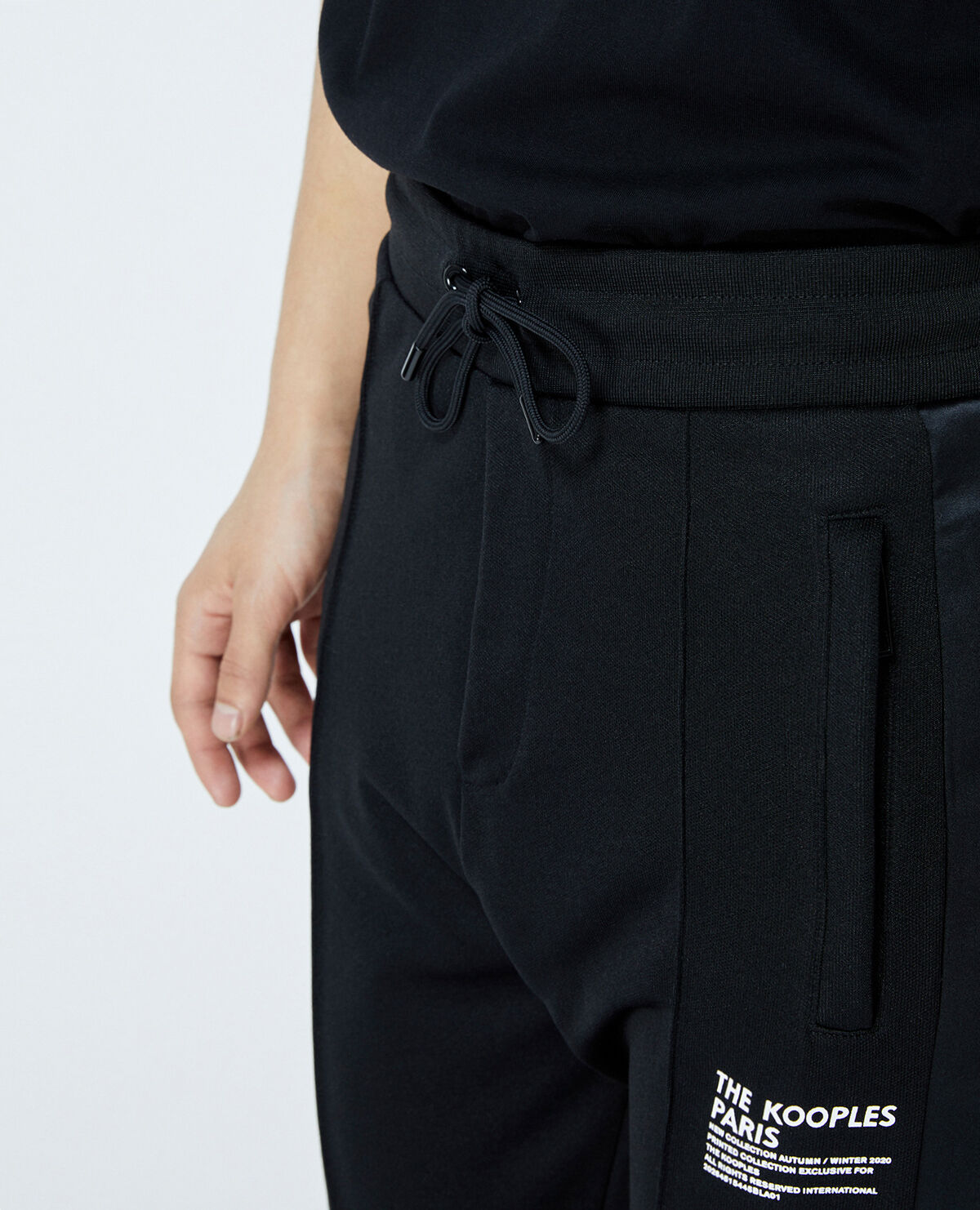 All black outlet jogger pants