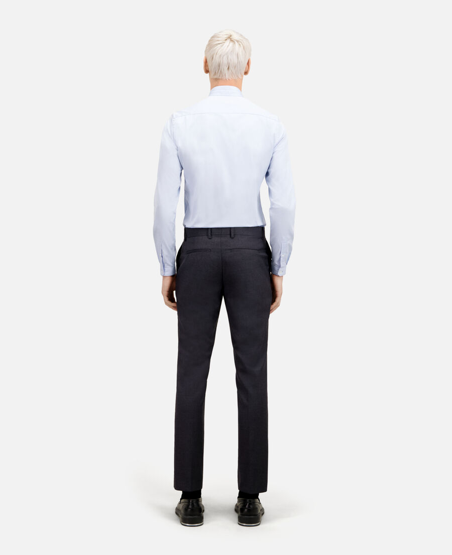 gray wool suit pants