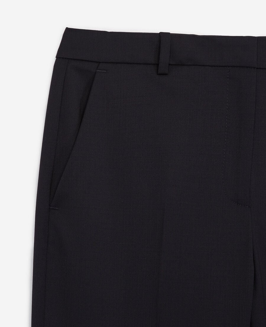 The Kooples MUJER DARK NAVY pantalón de traje azul marino de lana