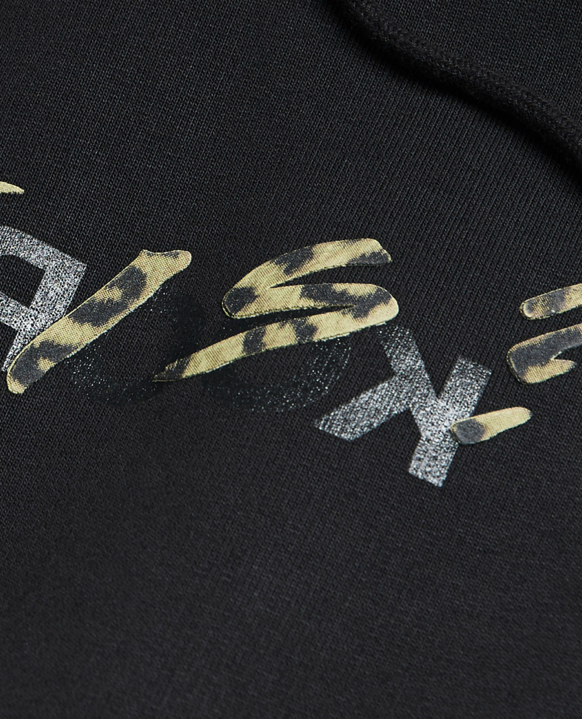 Schwarzes Sweatshirt mit "What is"-Schriftzug, BLACK, hi-res image number null