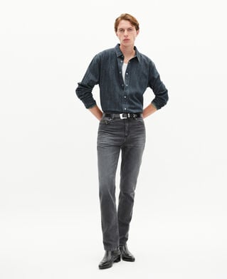 The Kooples H BLUE ELECTRIC blue denim shirt