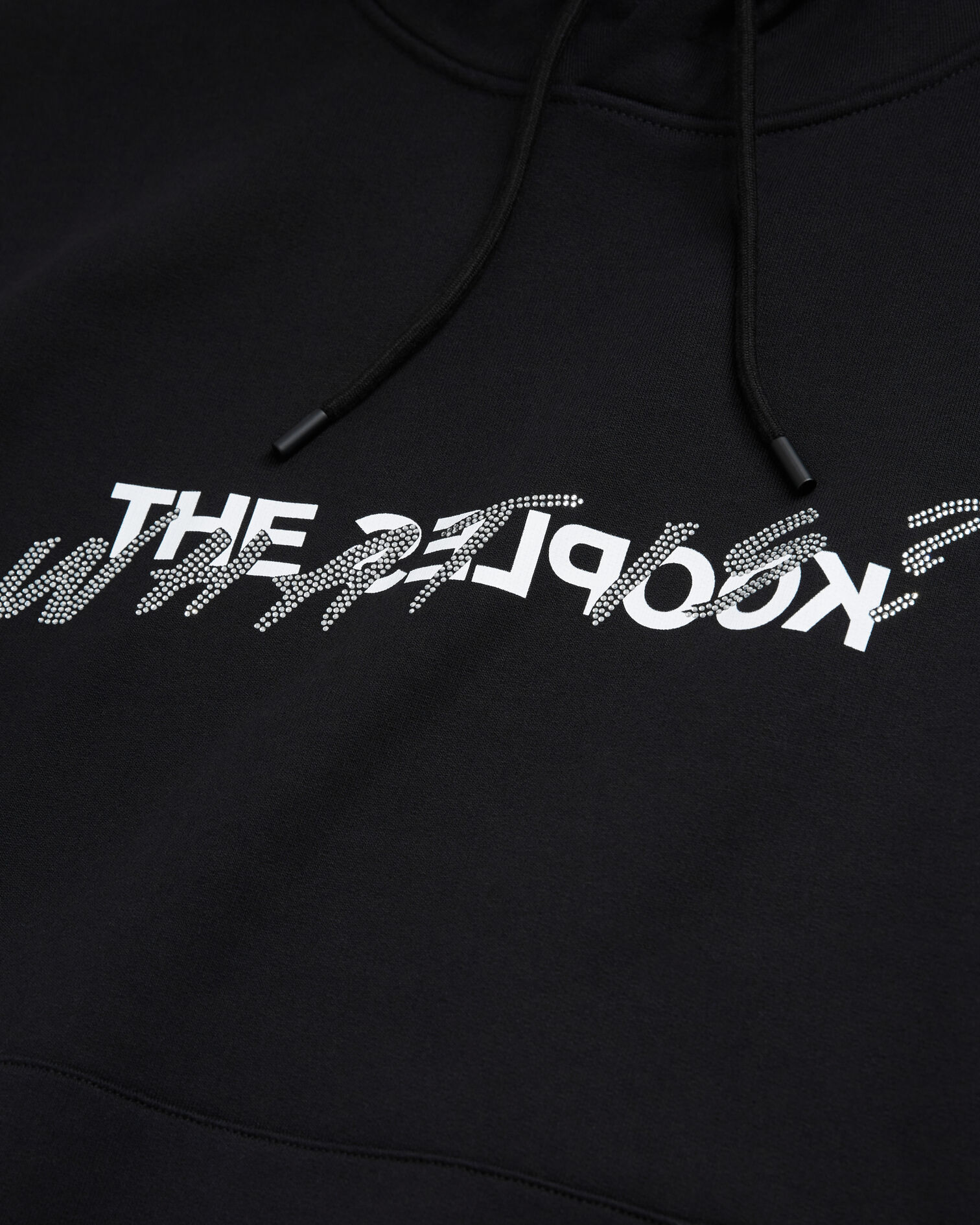 Herren Schwarzes Sweatshirt mit „What is“-Schriftzug, BLACK, hi-res image number null