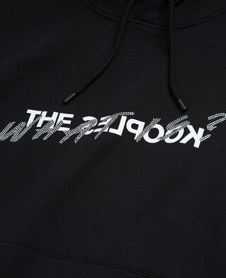 The Kooples HERREN BLACK herren schwarzes sweatshirt mit „what is“-schriftzug