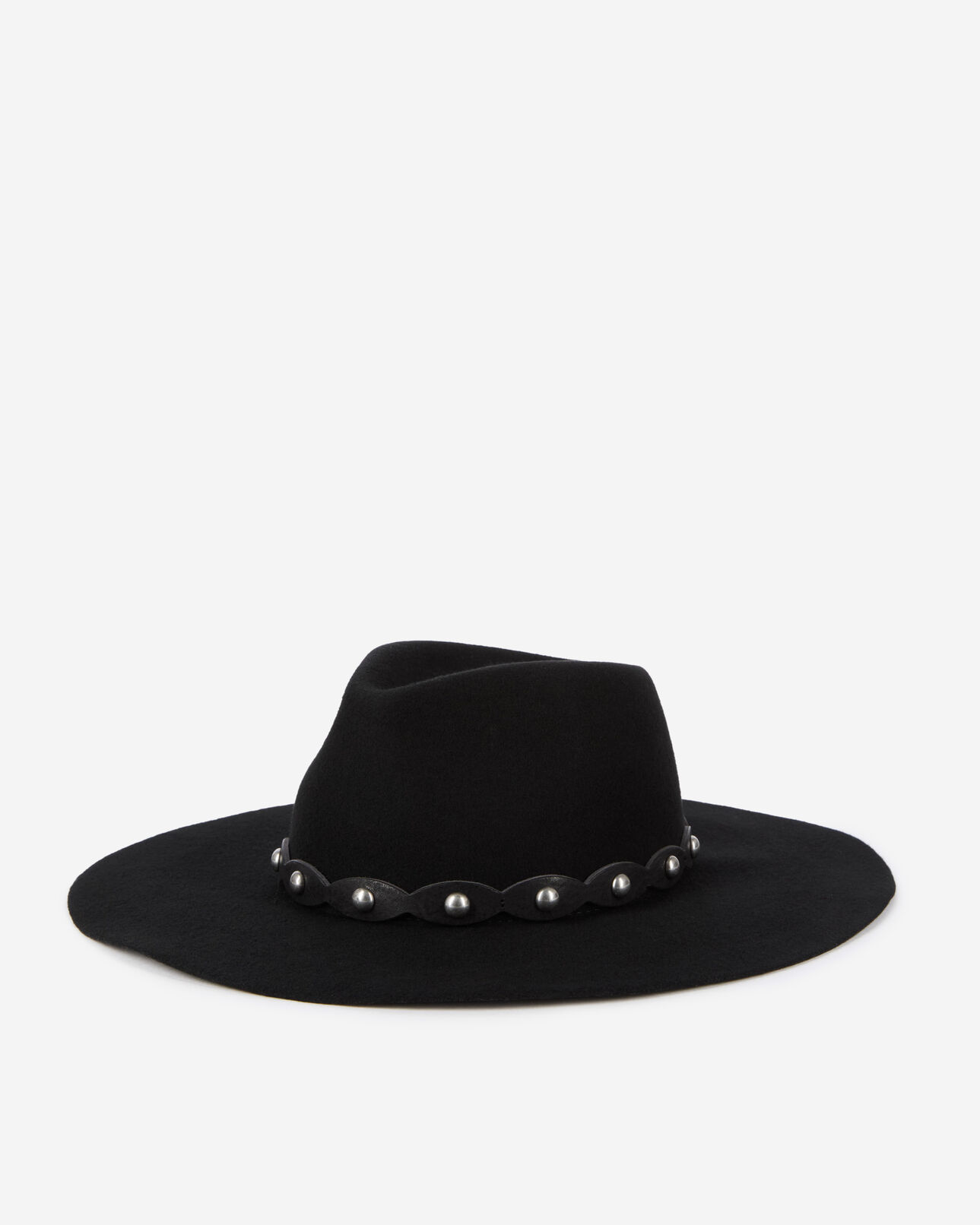 The Kooples MIXTA BLACK sombrero lana negro