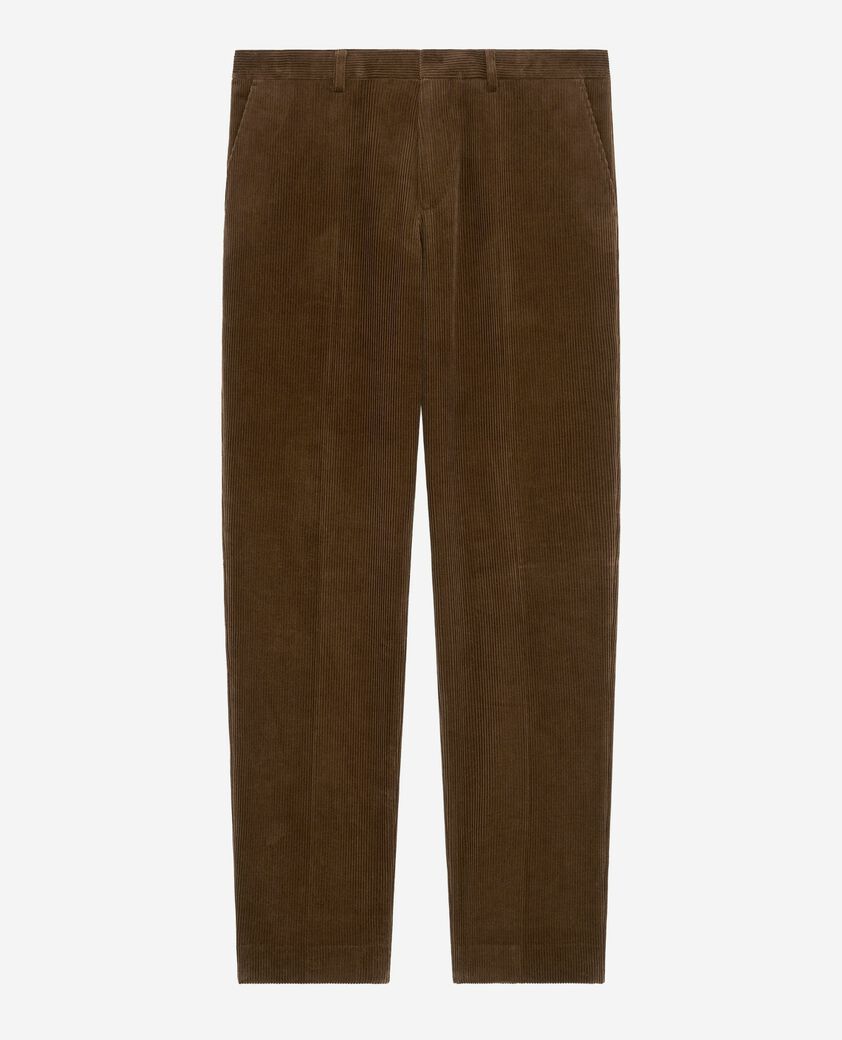 The Kooples HOMBRE CARAMEL pantal&oacute;n sastre de pana marr&oacute;n