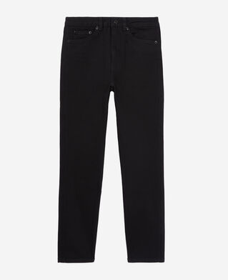 The Kooples WOMEN BLACK WASHED black slim jeans