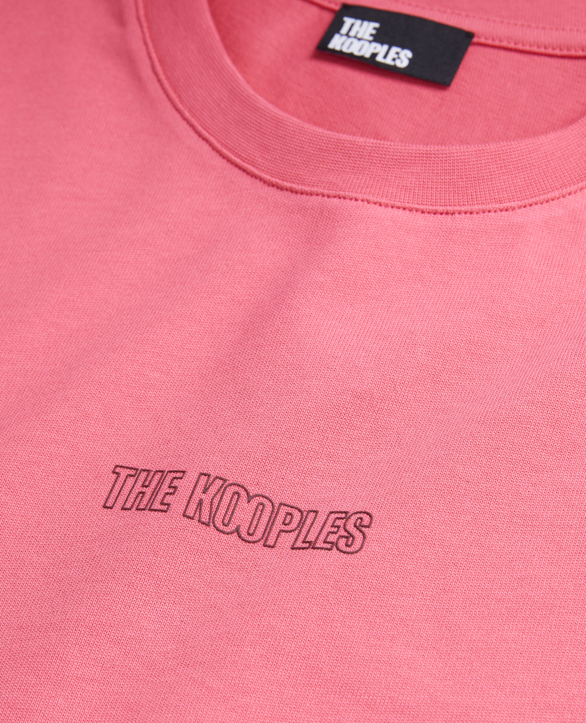 Men's pink t-shirt with logo, OLD PINK, hi-res image number null