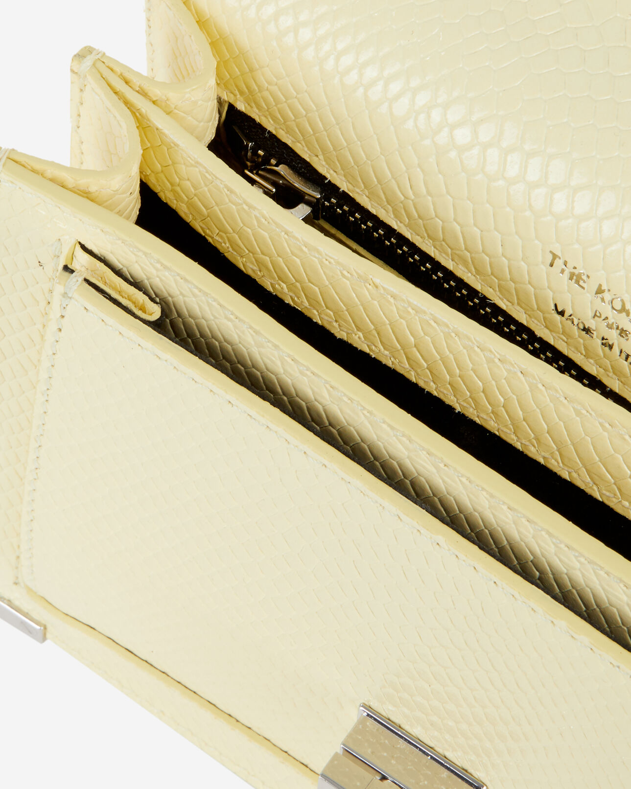 The Kooples FEMME YELLOW sac emily small en cuir jaune