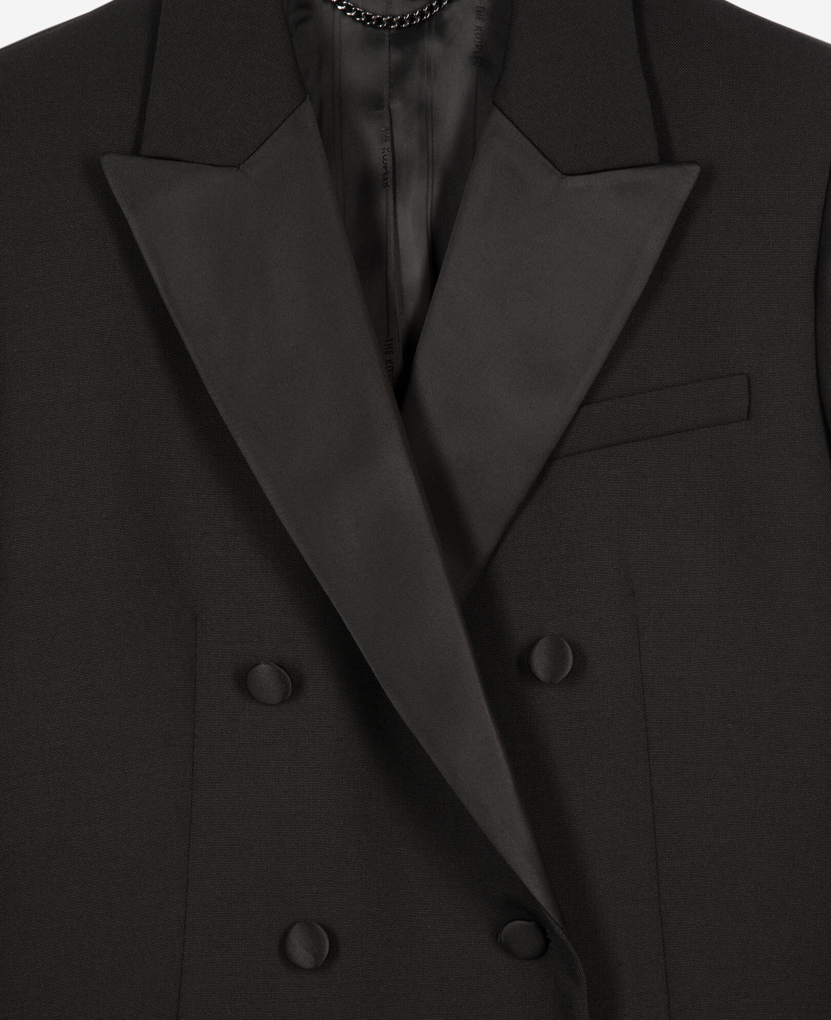 The Kooples WOMEN BLACK black tuxedo jacket