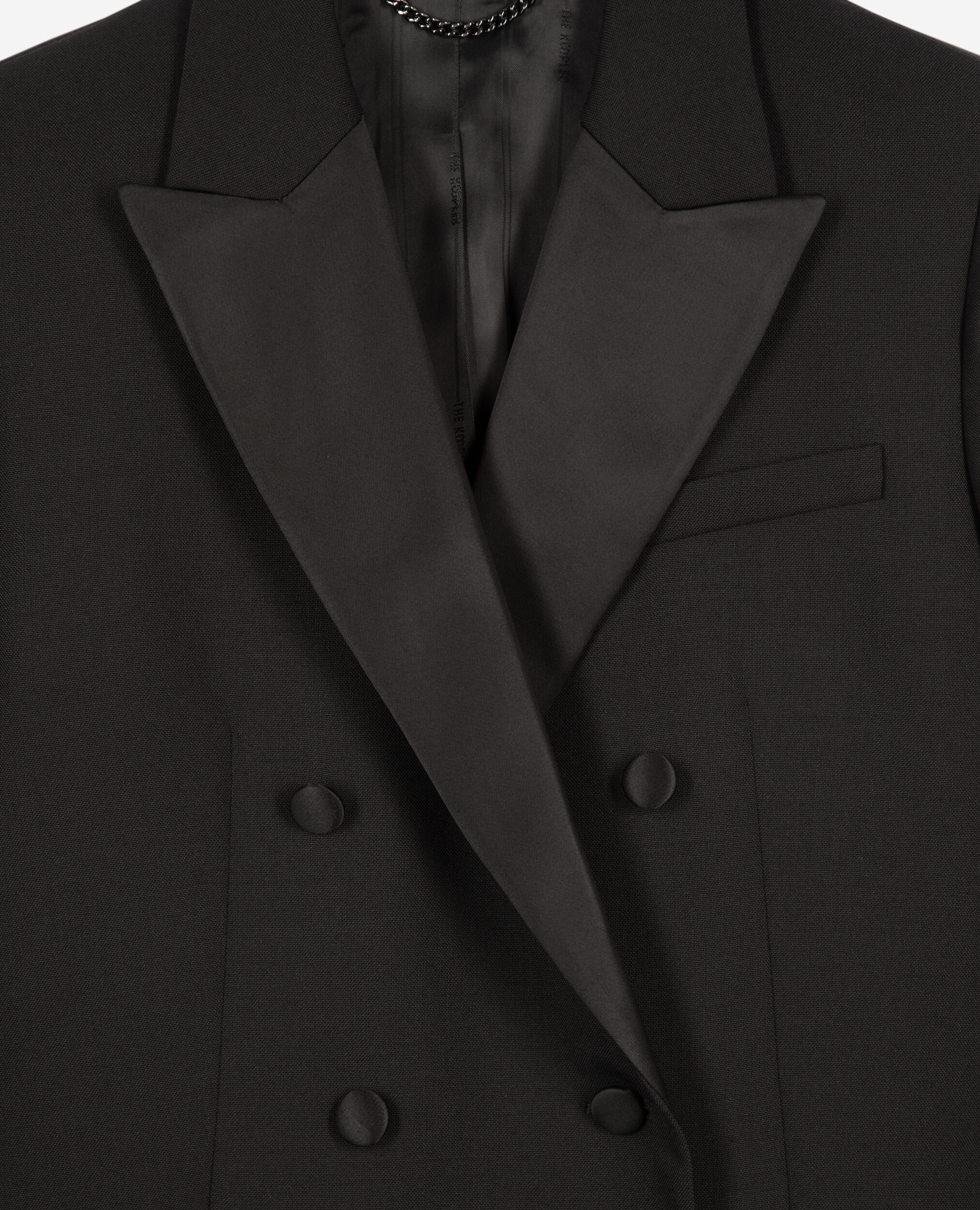 Black tuxedo jacket, BLACK, hi-res image number null