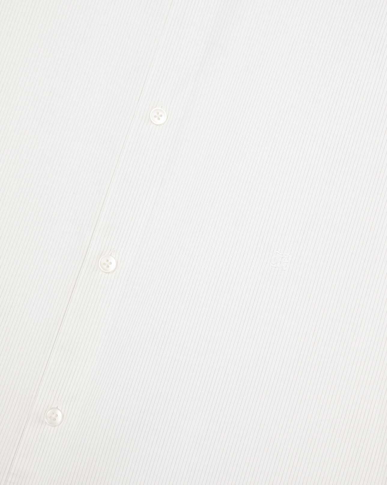 The Kooples HOMBRE WHITE / BLACK camisa blanca de etiqueta