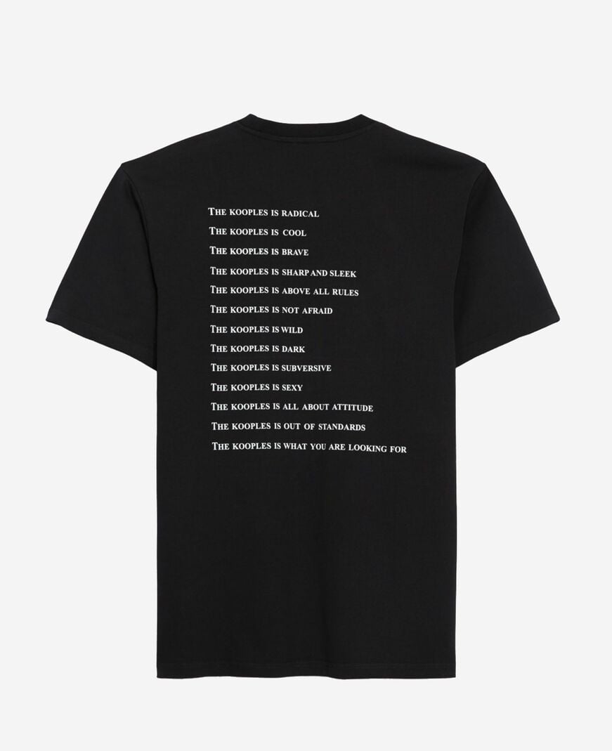 The Kooples HOMBRE BLACK camiseta hombre what is negra