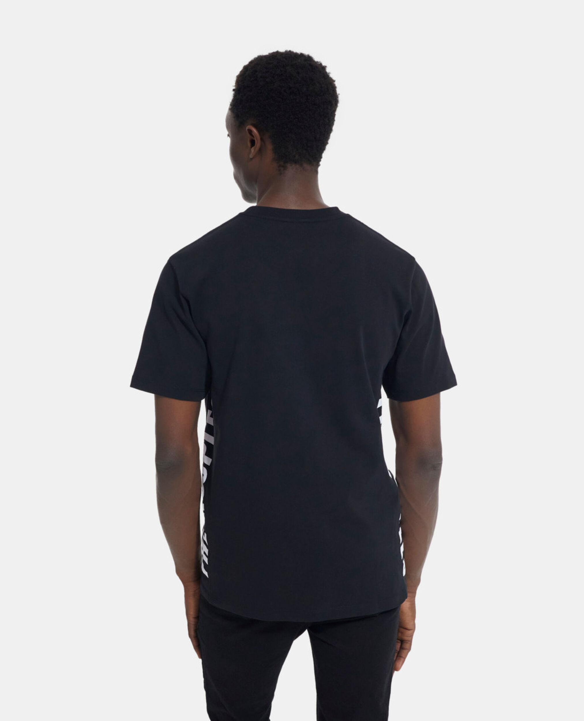 Black T-shirt with The Kooples logo, BLACK, hi-res image number null