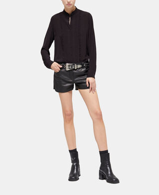 The Kooples F BLACK black flowing shirt
