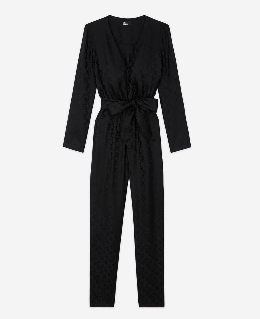 The Kooples FEMME BLACK combinaison logo the kooples noir