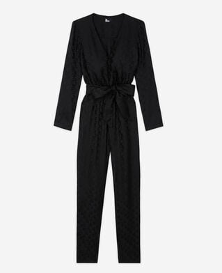 The Kooples FEMME BLACK combinaison logo the kooples noir