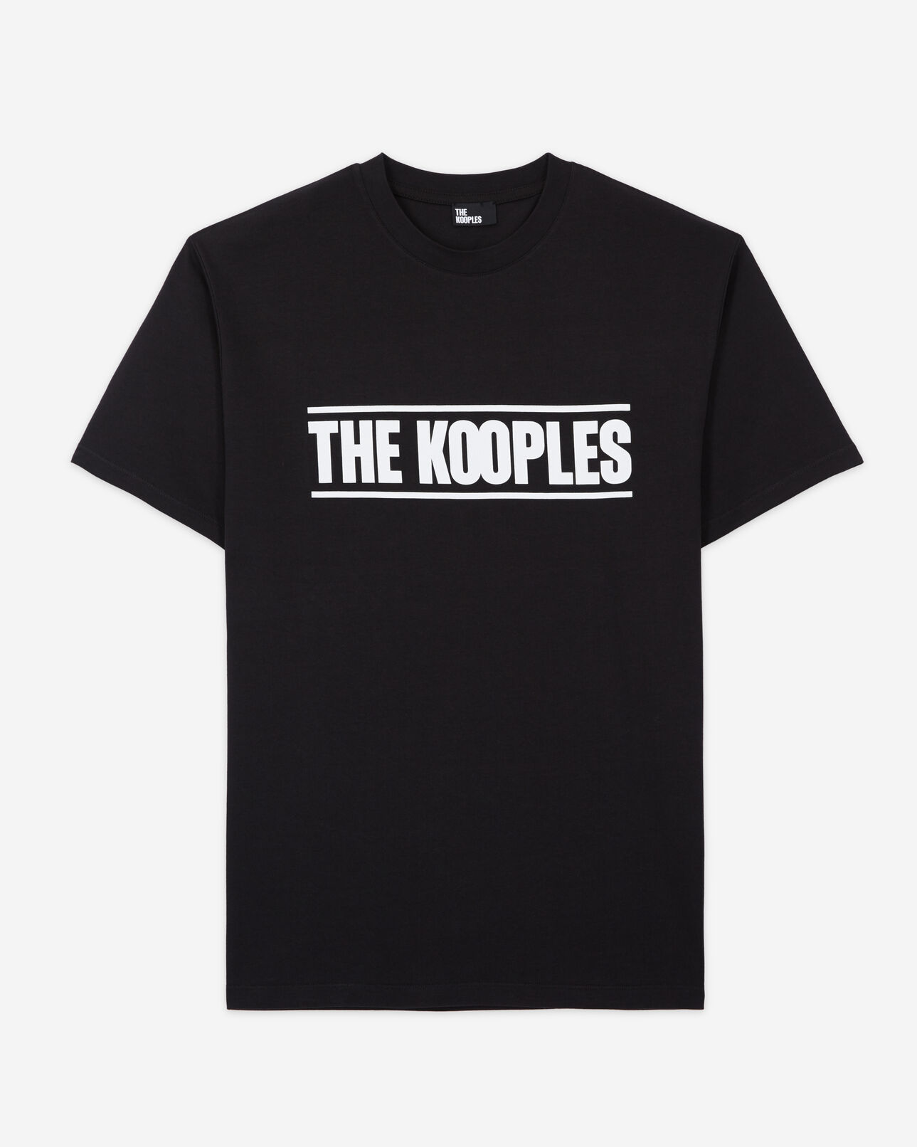 The Kooples HOMME BLACK t-shirt homme logo the kooples noir