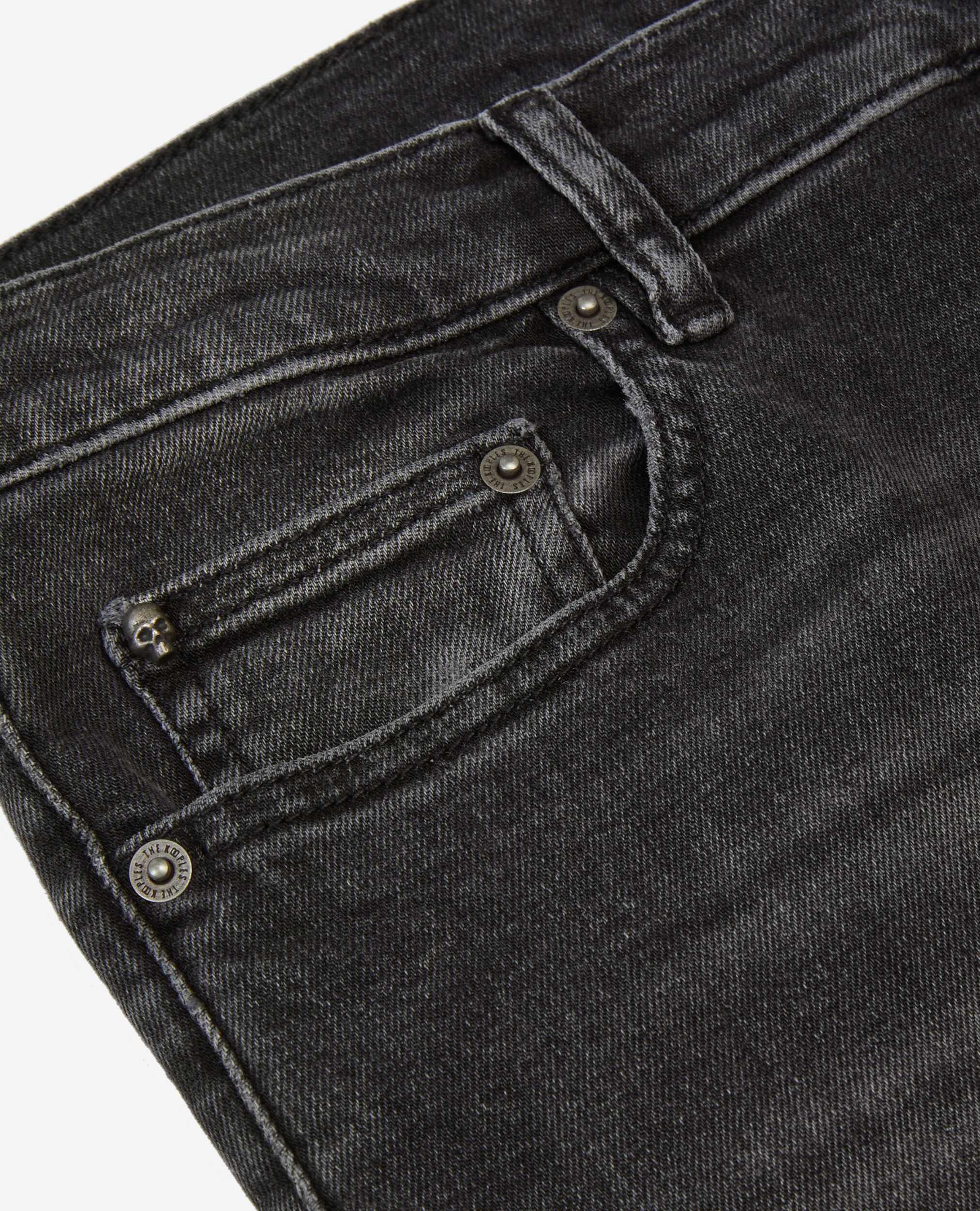 Graue Slim-Fit Jeans, DARK GREY, hi-res image number null