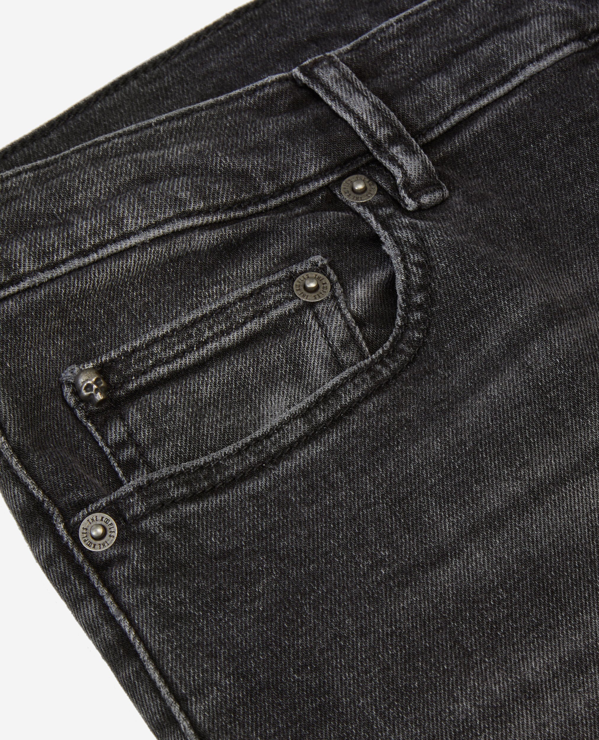 Graue Slim-Fit Jeans, DARK GREY, hi-res image number null
