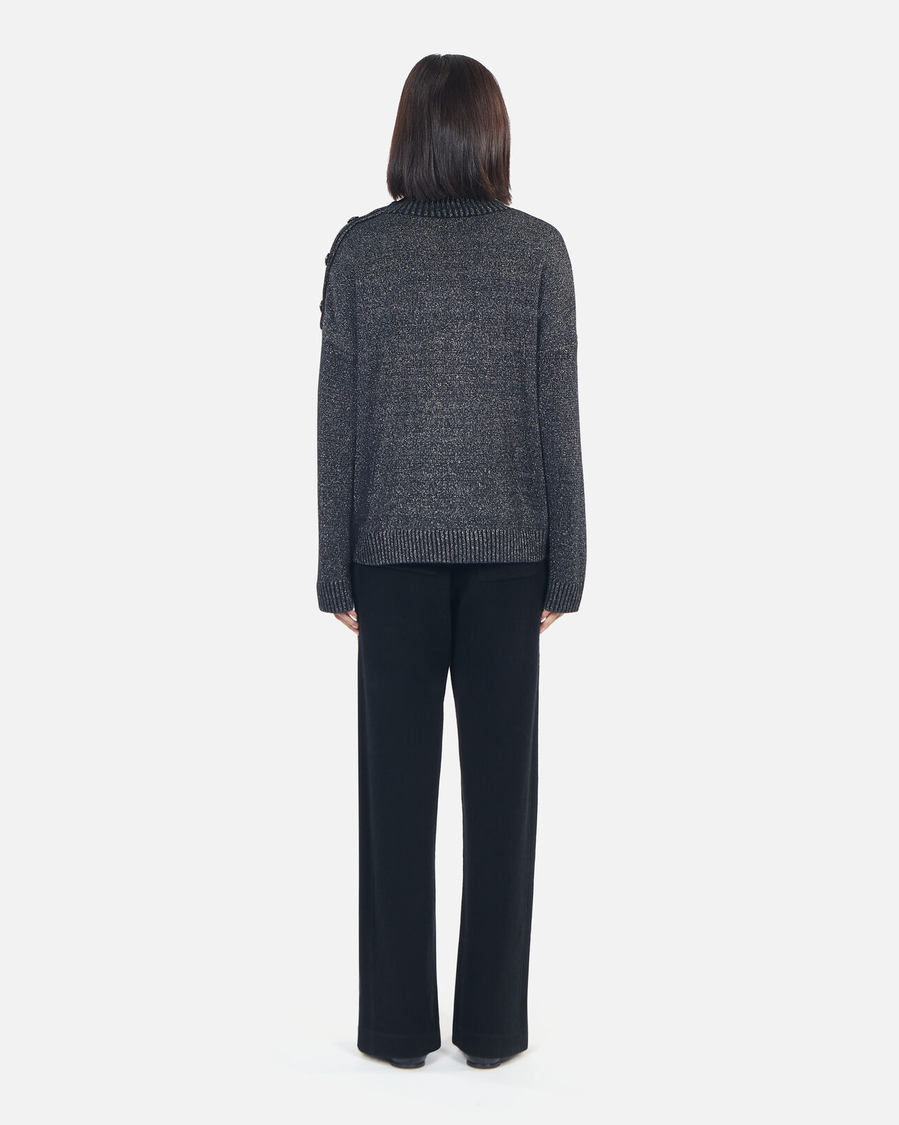 The Kooples MUJER BLACK jersey lana cachemira negro