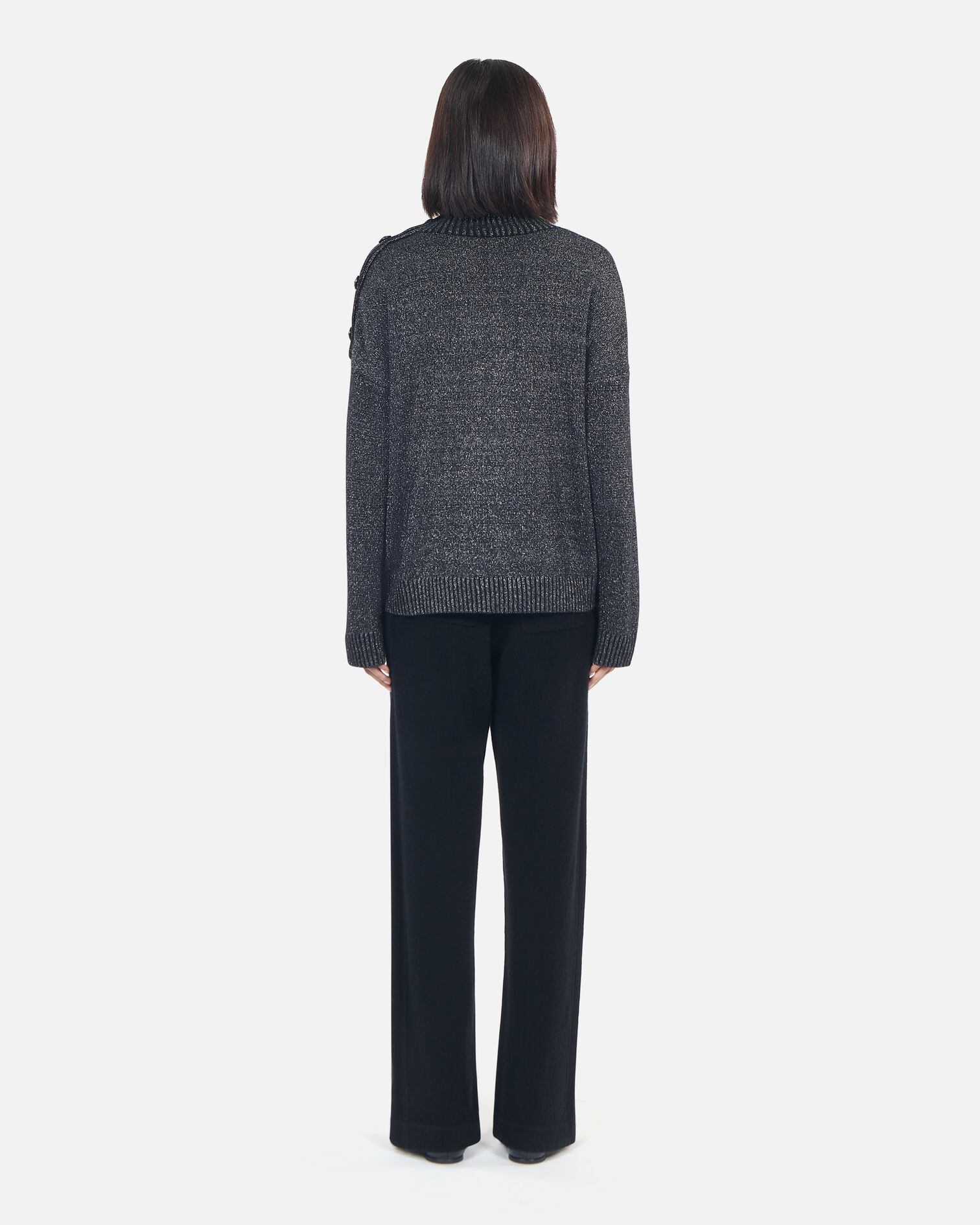 Jersey lana cachemira negro, BLACK, hi-res image number null
