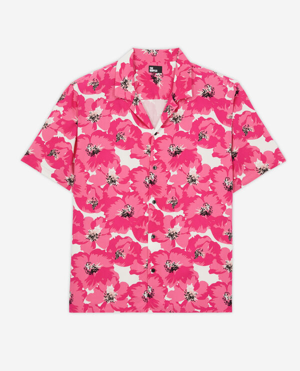 camisa informal estampada