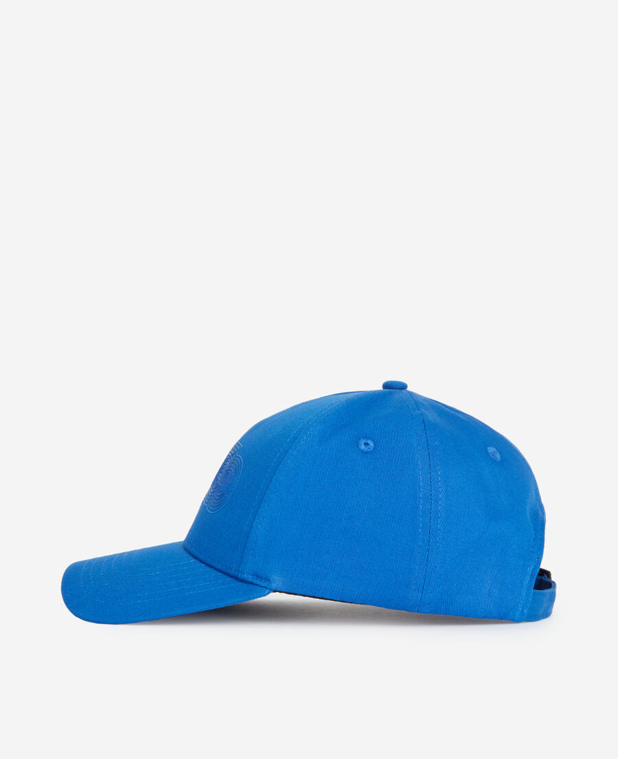 gorra logotipo azul