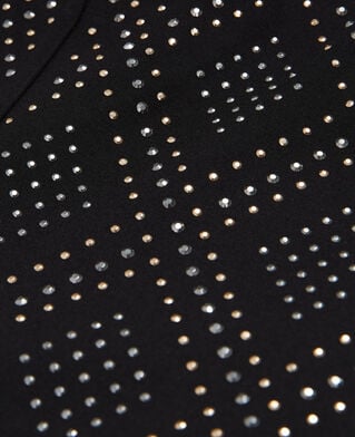 The Kooples FEMME BLACK pantalon à strass noir