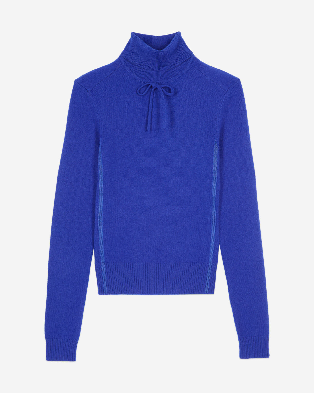 The Kooples FEMME BLUE ELECTRIC pull en cachemire bleu électrique