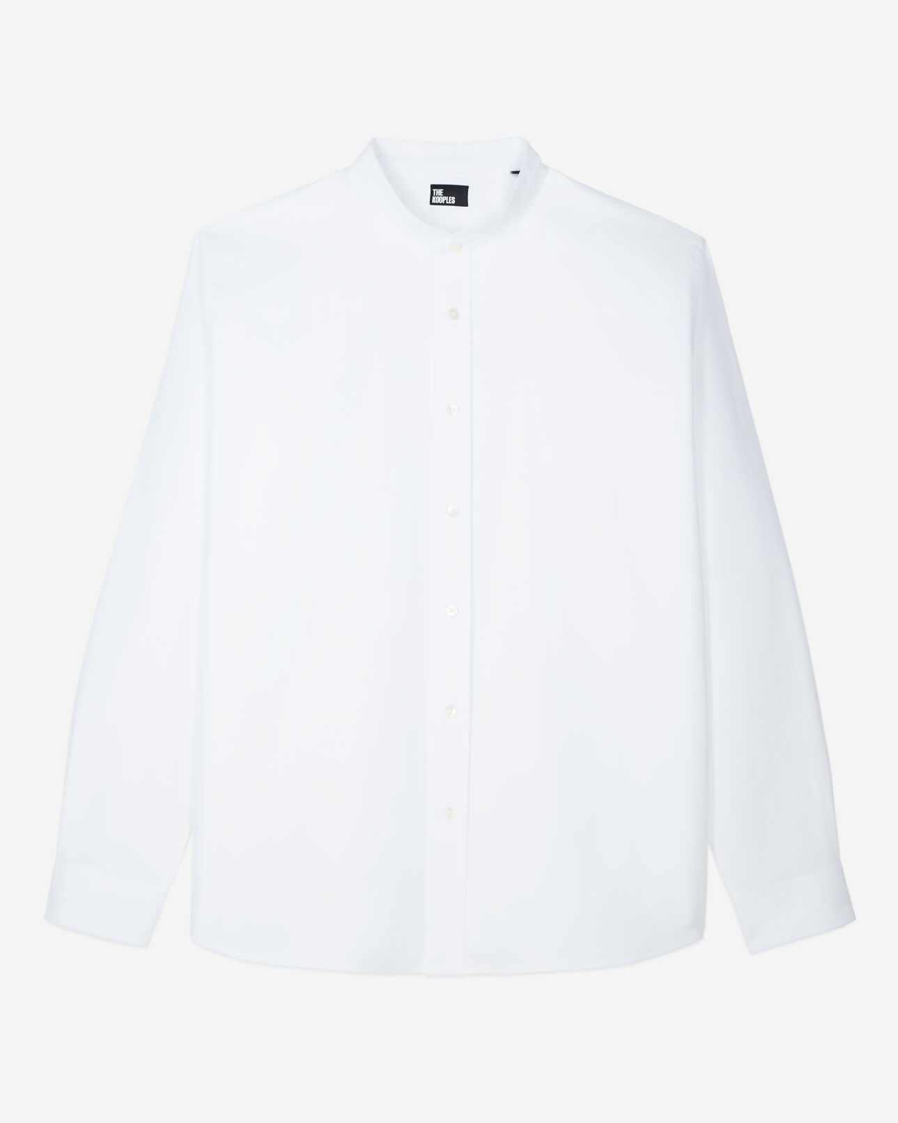 The Kooples HOMME WHITE chemise oxford blanche
