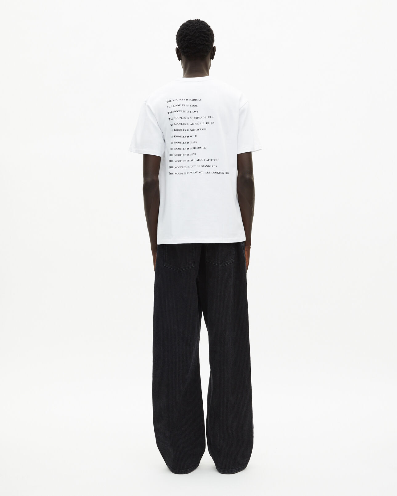 The Kooples HOMME WHITE t-shirt what is blanc
